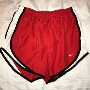 Red Nike Athletic Shorts